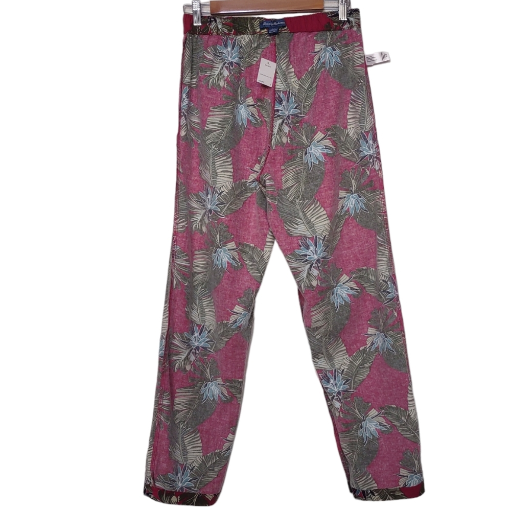 Tommy Bahama Tropical Print Men's Flannel Pajama Pants - Picture 6 of 13